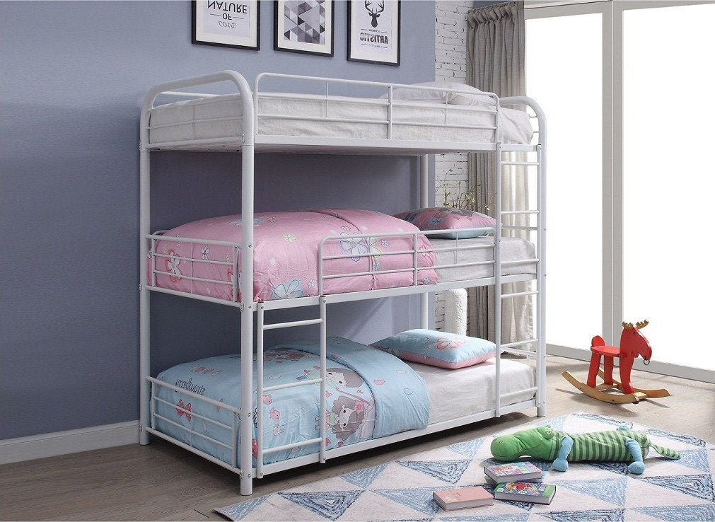 Bunk Bed White-B 505 - Royal Living Furniture