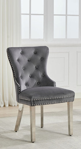 Dining Chair Grey - C 1245 - Royal Living Furniture