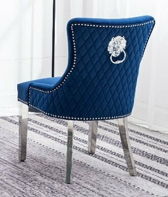 Chair Blue - C 1252 - Royal Living Furniture