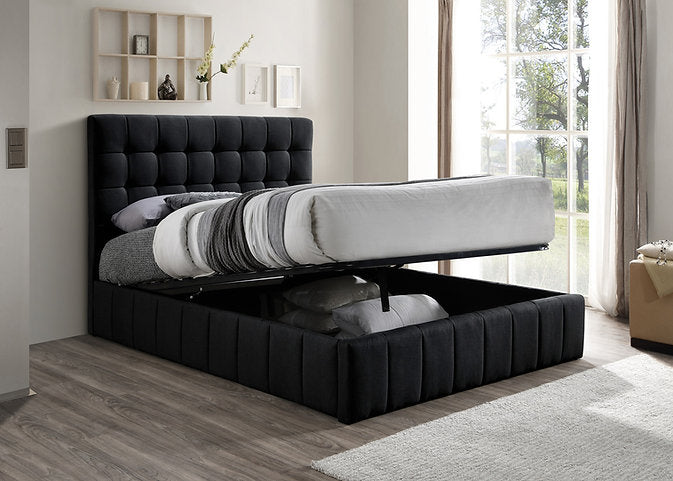 Bed Black-IF 5785 - Royal Living Furniture