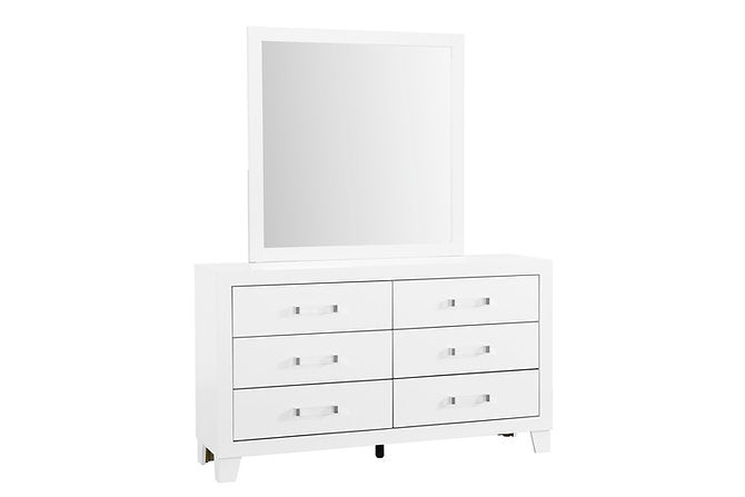 Lucia-White Bedroom Set - Royal Living Furniture