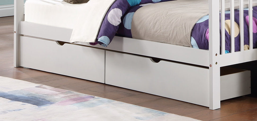 Bunk Bed White - B 1892 EK - Royal Living Furniture