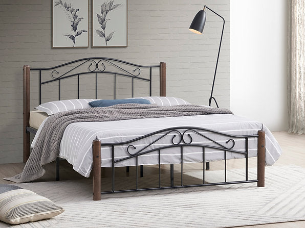 Bed Wooden Grain - IF126 - Royal Living Furniture