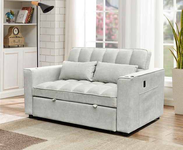 Sofabed Grey Fabric - IF 9028 - Royal Living Furniture