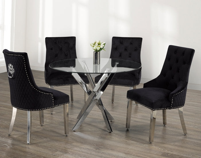 Dining Set - T 1447 - C 1251 - Royal Living Furniture
