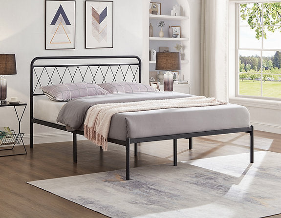 Bed Black-IF-152 - Royal Living Furniture