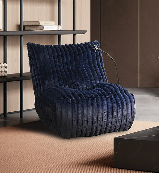 Recliner Chair with Cell Phone Holder - Blue IF 6306 - Royal Living Furniture