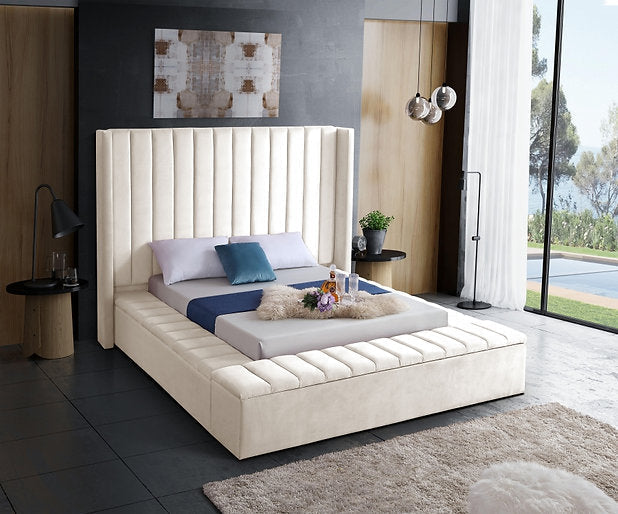 Bed Creme Beige-IF 5723 - Royal Living Furniture