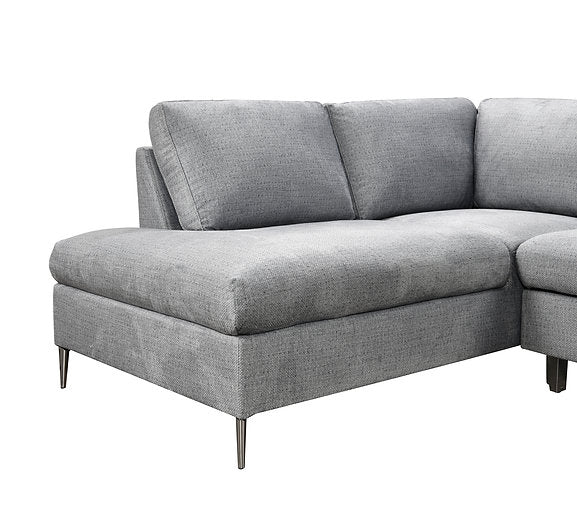 LHF Sofabed Sectional Grey Fabric - IF 9022 - Royal Living Furniture