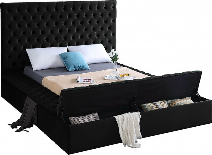 Bed Black-IF 5793 - Royal Living Furniture