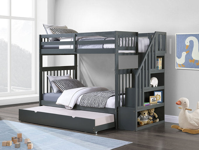 Bunk Bed Grey-B 1846 - Royal Living Furniture
