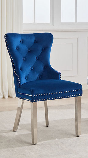 Dining Chair Blue - C 1247 - Royal Living Furniture