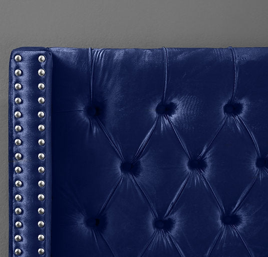 Bed Blue-IF 5891 - Royal Living Furniture