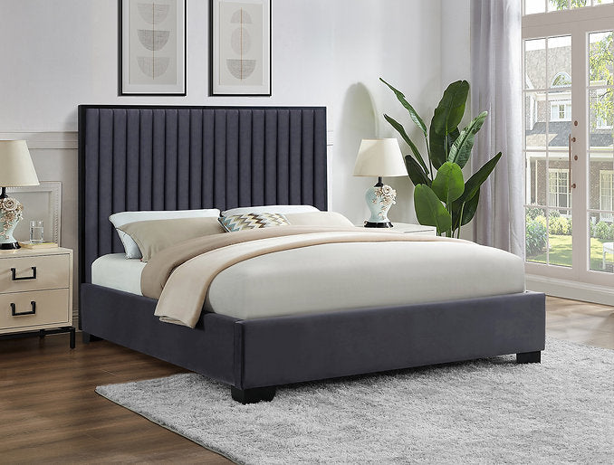 Bed Black-IF 5545 - Royal Living Furniture