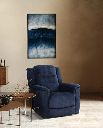 Recliner Chair Blue - IF 6347 - Royal Living Furniture