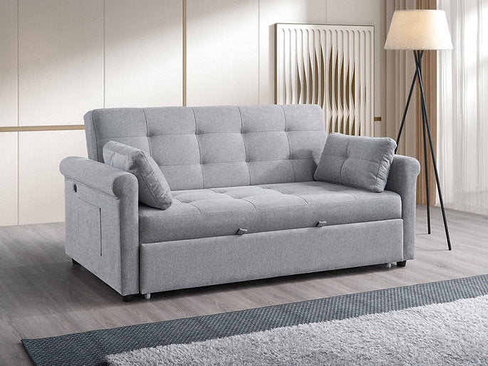 Sofabed Large Grey Fabric - IF 9046 - Royal Living Furniture