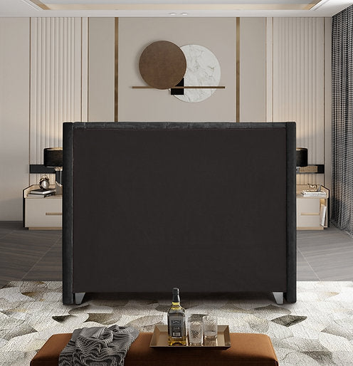 Bed Black-IF 5893 - Royal Living Furniture