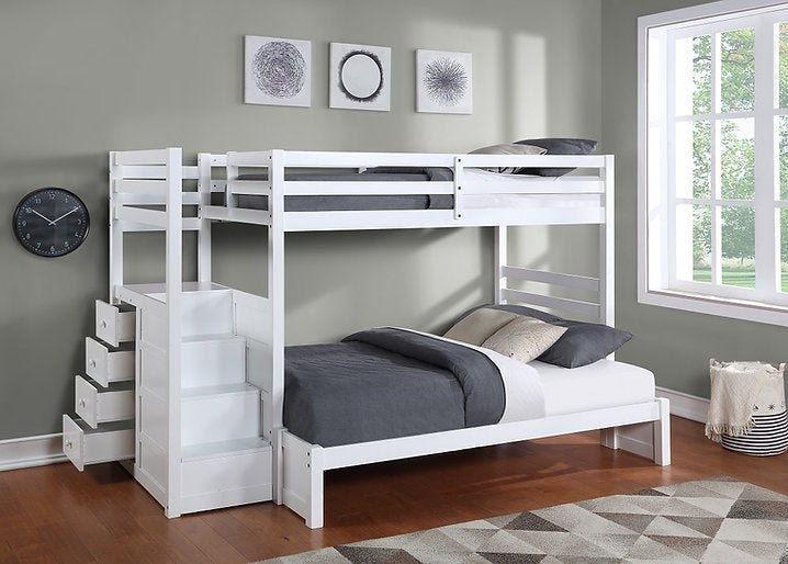 Bunk Bed White - B 1892 EK - Royal Living Furniture