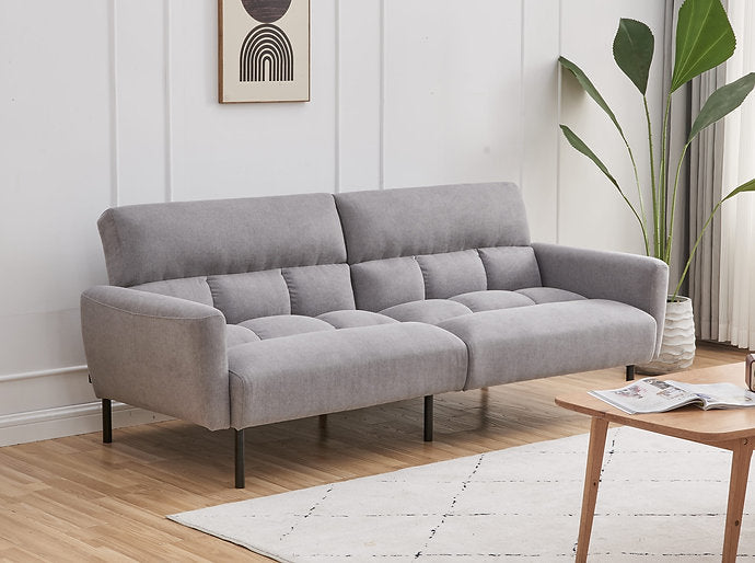 Klik Klak Sofa Bed Grey  Fabric - IF 8041 - Royal Living Furniture