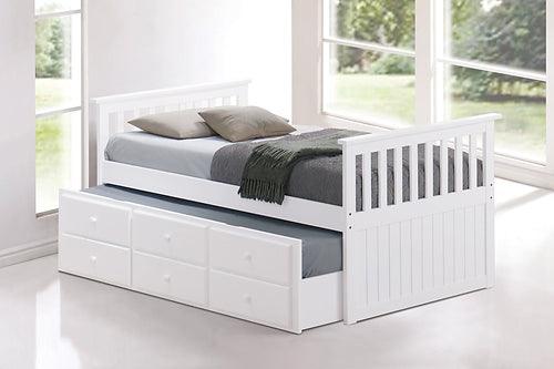 Bed Frame - FE-314-W - Royal Living Furniture