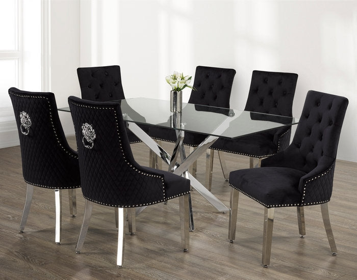 Dining Set - T 1448 - C 1251 - Royal Living Furniture