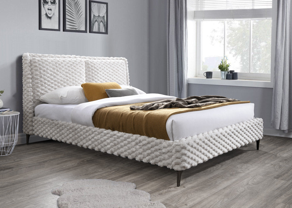 Bed Creme Beige-IF 5920 - Royal Living Furniture