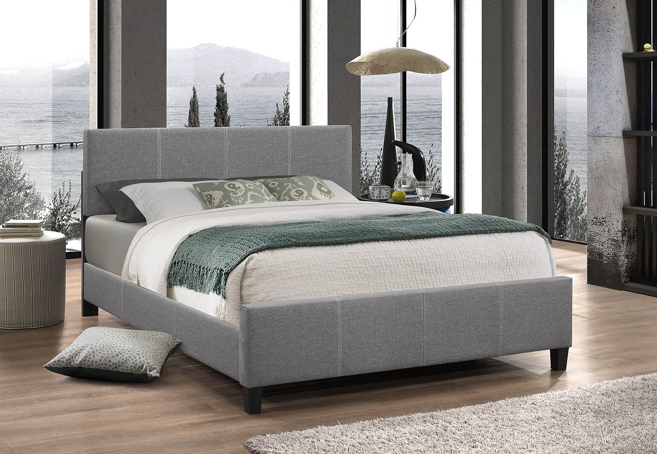 Bed Grey - IF137 - Royal Living Furniture