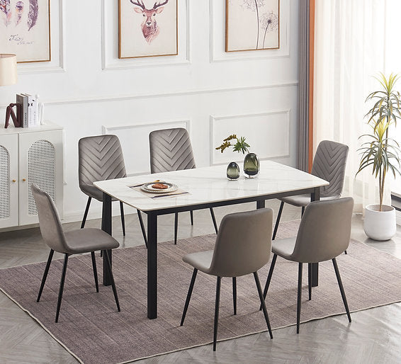 7pc Dining Set - T 1815 C 1817 - Royal Living Furniture