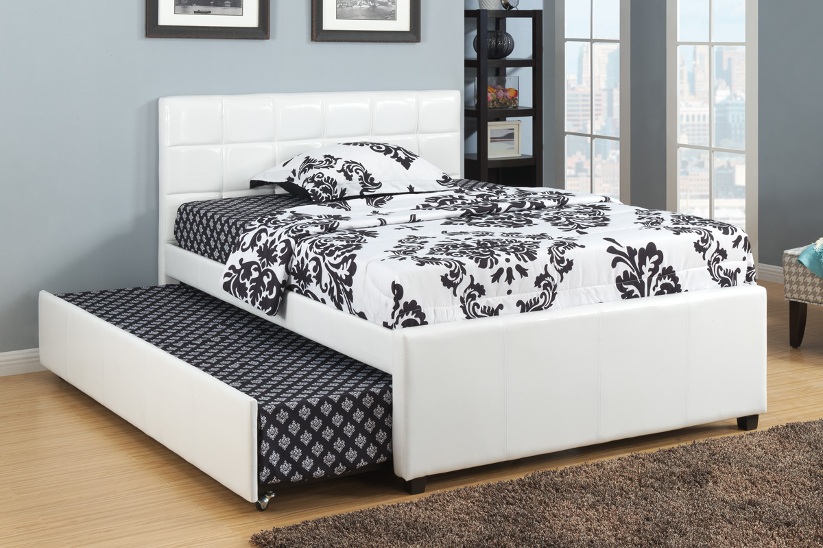 Bed White-IF-124 - Royal Living Furniture