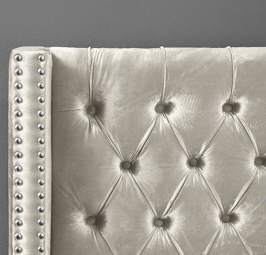 Bed Creme Beige-IF 5892 - Royal Living Furniture