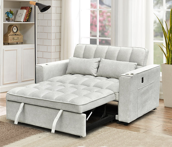 Sofabed Grey Fabric - IF 9028 - Royal Living Furniture