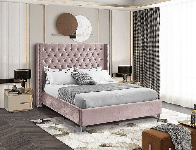 Bed Pink-IF 5895 - Royal Living Furniture