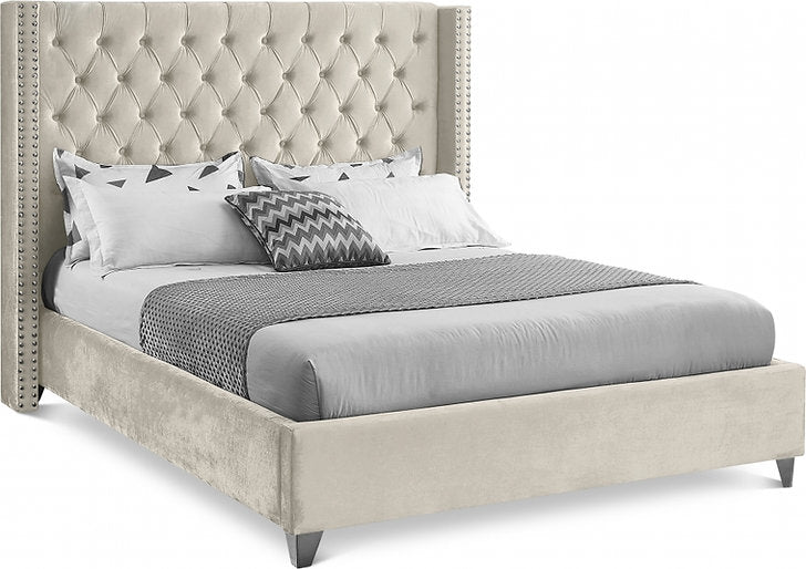 Bed Creme Beige-IF 5892 - Royal Living Furniture