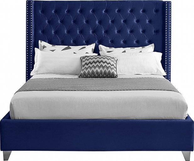 Bed Blue-IF 5891 - Royal Living Furniture