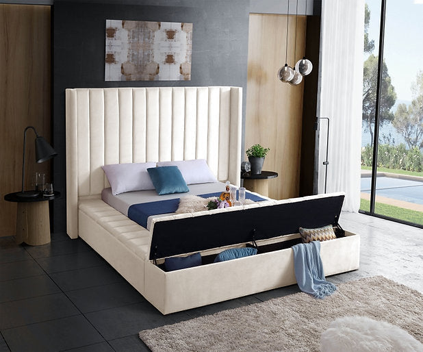 Bed Creme Beige-IF 5723 - Royal Living Furniture