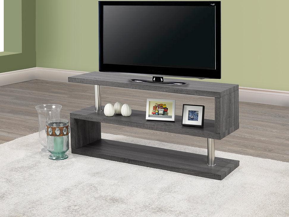 Grey Wooden TV Stand – 48" - FE5018 - Royal Living Furniture