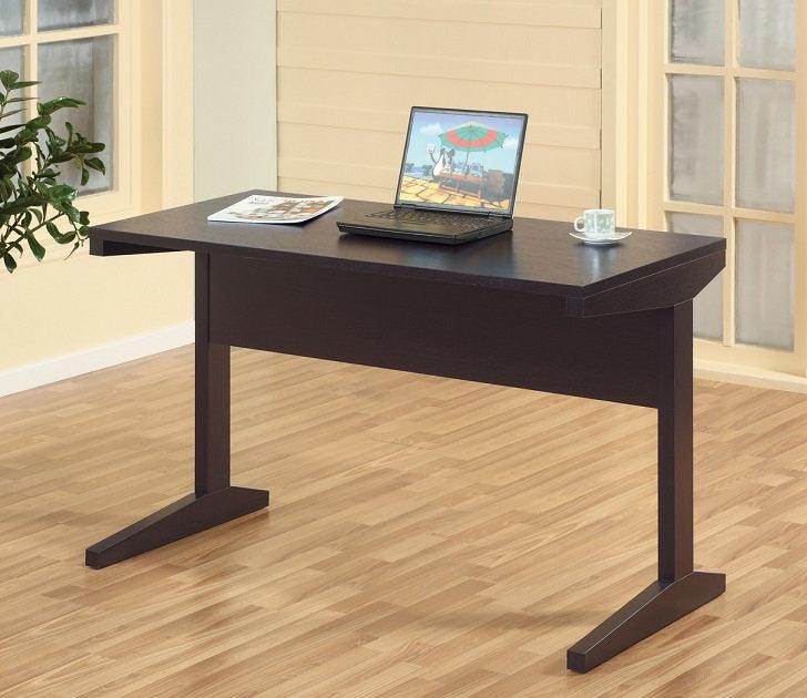 Espresso Desk with L-Shaped Legs - FE7005 - Royal Living Furniture