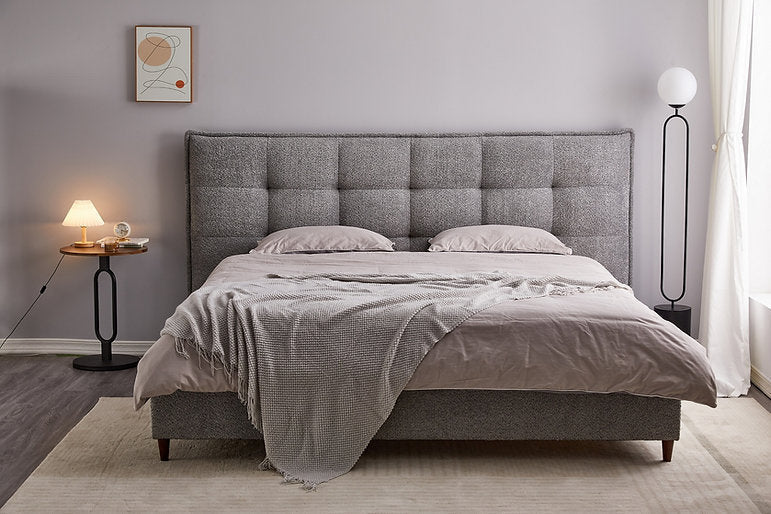 Bed Grey-IF 5940 - Royal Living Furniture