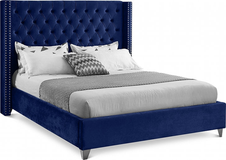 Bed Blue-IF 5891 - Royal Living Furniture