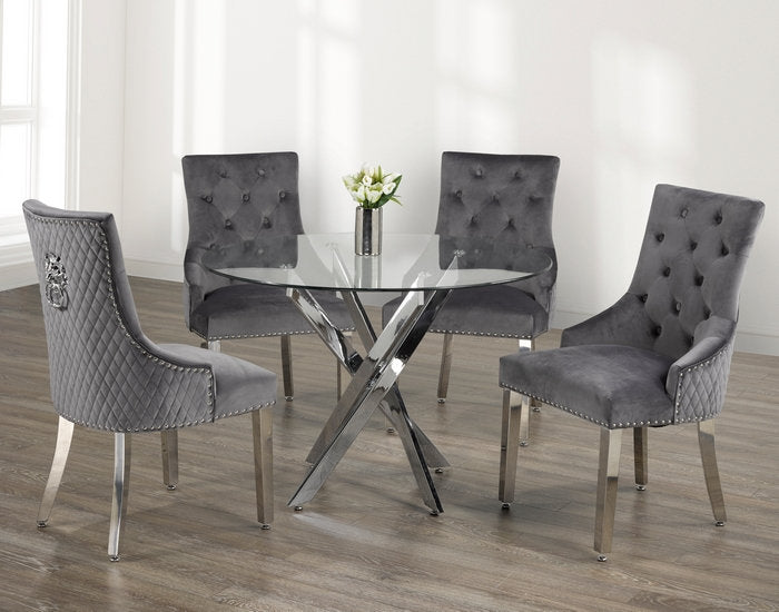 Dining Set - T 1447 - C 1250 - Royal Living Furniture
