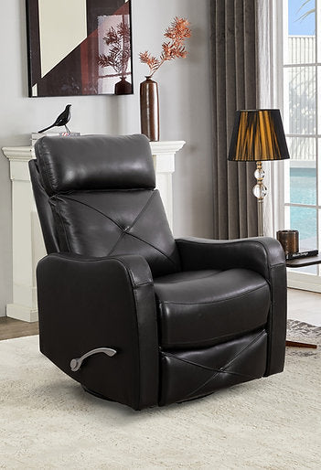 Recliner Chair Blackberry Leather - IF 6332 - Royal Living Furniture