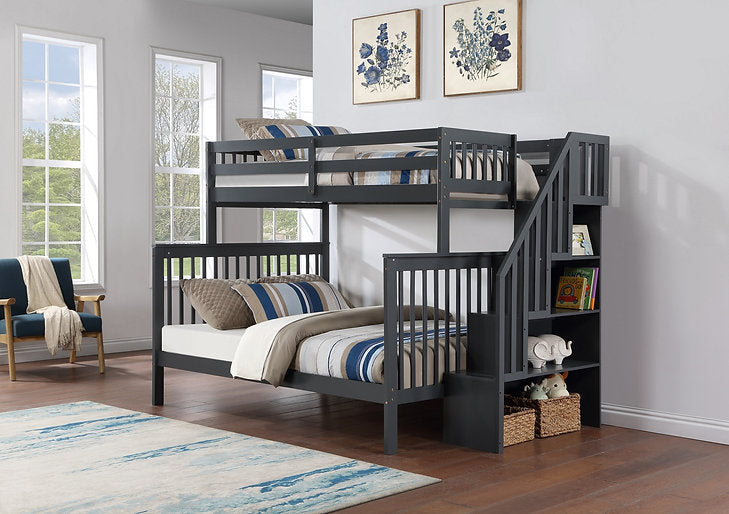 Bunk Bed Grey-B 1851 - Royal Living Furniture