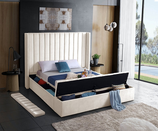 Bed Creme Beige-IF 5723 - Royal Living Furniture
