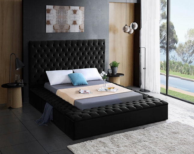 Bed Black-IF 5793 - Royal Living Furniture