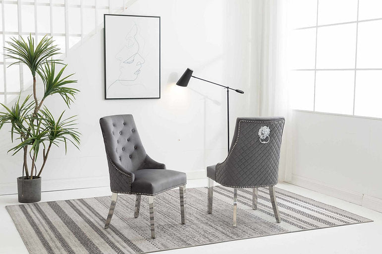 Chair Grey - C 1250 - Royal Living Furniture