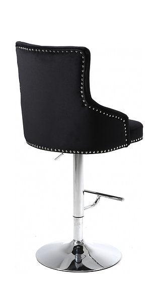 Grey Velvet Bar Stool - ST-6020-6021 - Royal Living Furniture