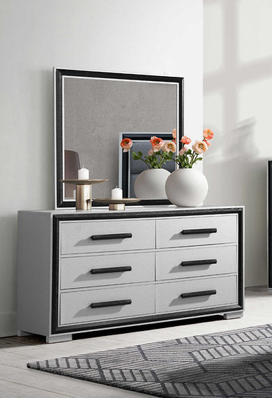 Amelia Dresser & Mirror - Royal Living Furniture