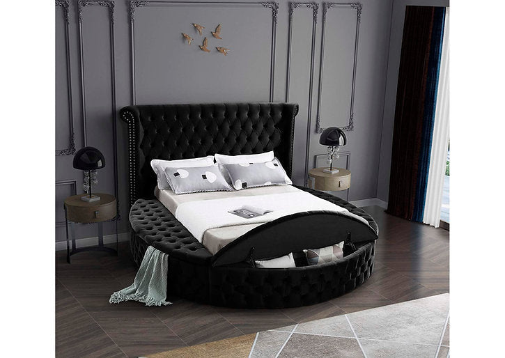 Bed Black-IF 5773 - Royal Living Furniture