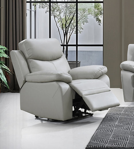 Sofa Set Recliner Light Grey Leather Match- IF 8130 - Royal Living Furniture
