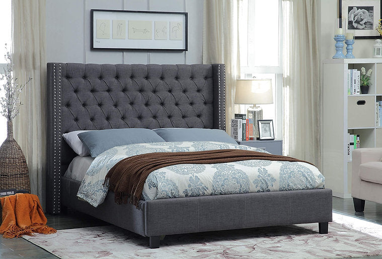 Bed Black-IF 5897 - Royal Living Furniture